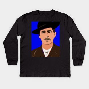 wyatt earp Kids Long Sleeve T-Shirt